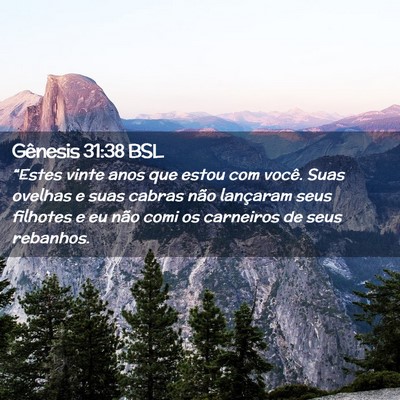 Picture 02 - Gênesis 31:38 BSL - “Estes vinte anos que estou com você. Suas - Bible Verse Picture