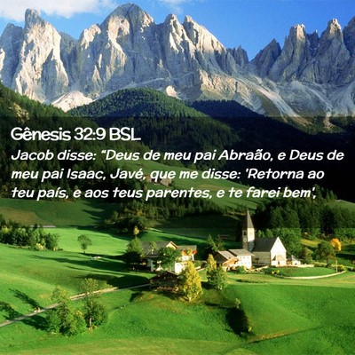Picture 02 - Gênesis 32:9 BSL - Jacob disse: “Deus de meu pai Abraão, e Deus - Bible Verse Picture