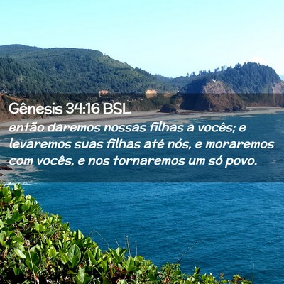 Picture 02 - Gênesis 34:16 BSL - então daremos nossas filhas a vocês; e - Bible Verse Picture