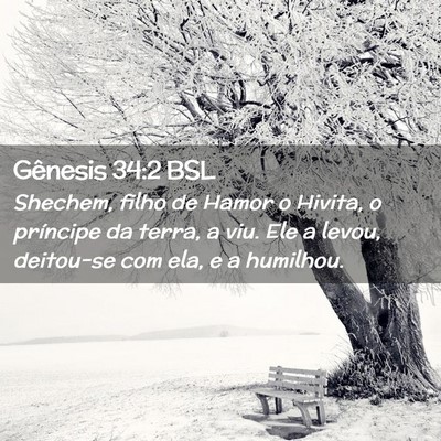 Picture 02 - Gênesis 34:2 BSL - Shechem, filho de Hamor o Hivita, o príncipe da - Bible Verse Picture