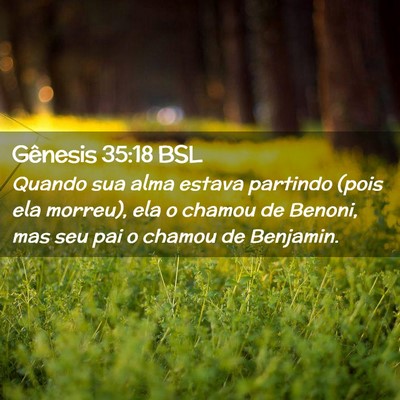 Picture 02 - Gênesis 35:18 BSL - Quando sua alma estava partindo (pois ela - Bible Verse Picture