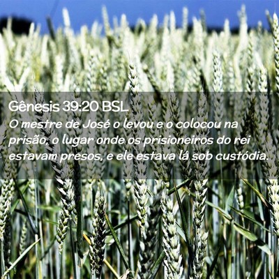 Picture 02 - Gênesis 39:20 BSL - O mestre de José o levou e o colocou na prisão, - Bible Verse Picture