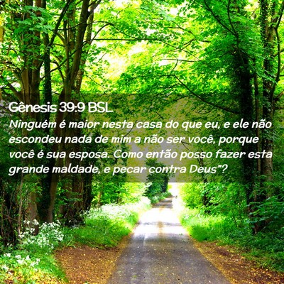 Picture 02 - Gênesis 39:9 BSL - Ninguém é maior nesta casa do que eu, e ele - Bible Verse Picture