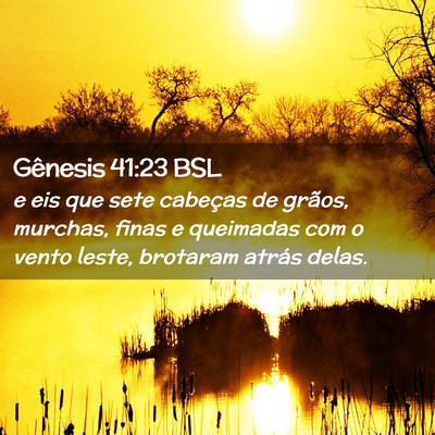 Picture 02 - Gênesis 41:23 BSL - e eis que sete cabeças de grãos, murchas, finas - Bible Verse Picture