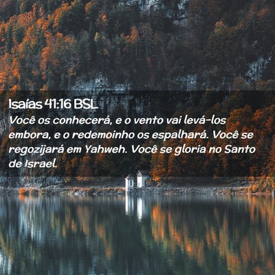 Picture 02 - Isaías 41:16 BSL - Você os conhecerá, e o vento vai levá-los - Bible Verse Picture