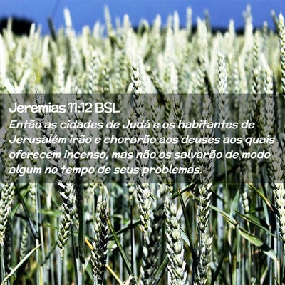 Picture 02 - Jeremias 11:12 BSL - Então as cidades de Judá e os habitantes de - Bible Verse Picture