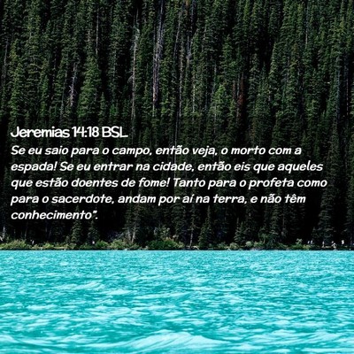 Picture 02 - Jeremias 14:18 BSL - Se eu saio para o campo, então veja, o morto com - Bible Verse Picture
