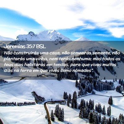 Picture 02 - Jeremias 35:7 BSL - Não construirás uma casa, não semearás - Bible Verse Picture