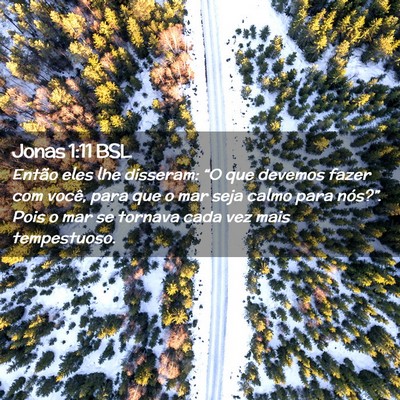 Picture 02 - Jonas 1:11 BSL - Então eles lhe disseram: “O que devemos fazer - Bible Verse Picture
