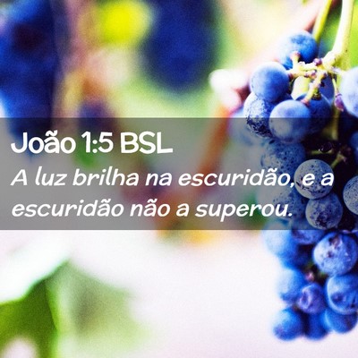 Picture 02 - João 1:5 BSL - A luz brilha na escuridão, e a escuridão não a - Bible Verse Picture
