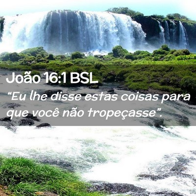 Picture 02 - João 16:1 BSL - “Eu lhe disse estas coisas para que você não - Bible Verse Picture