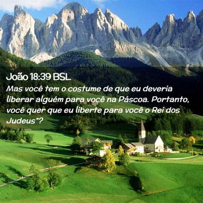 Picture 02 - João 18:39 BSL - Mas você tem o costume de que eu deveria liberar - Bible Verse Picture