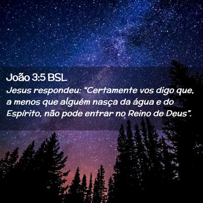 Picture 02 - João 3:5 BSL - Jesus respondeu: “Certamente vos digo que, a - Bible Verse Picture