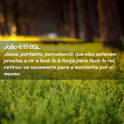 Picture 02 - João 6:15 BSL - Jesus, portanto, percebendo que eles estavam - Bible Verse Picture