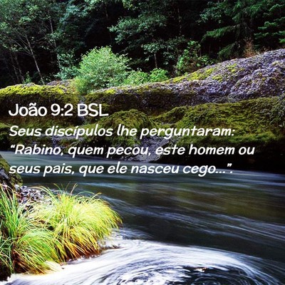 Picture 02 - João 9:2 BSL - Seus discípulos lhe perguntaram: “Rabino, quem - Bible Verse Picture