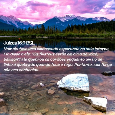 Picture 02 - Juízes 16:9 BSL - Now ela teve uma emboscada esperando na sala - Bible Verse Picture