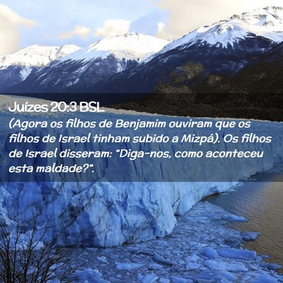 Picture 02 - Juízes 20:3 BSL - (Agora os filhos de Benjamim ouviram que os - Bible Verse Picture