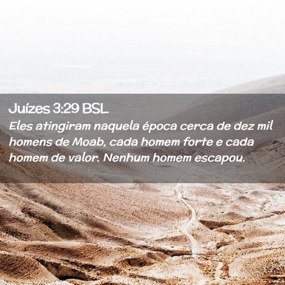 Picture 02 - Juízes 3:29 BSL - Eles atingiram naquela época cerca de dez mil - Bible Verse Picture