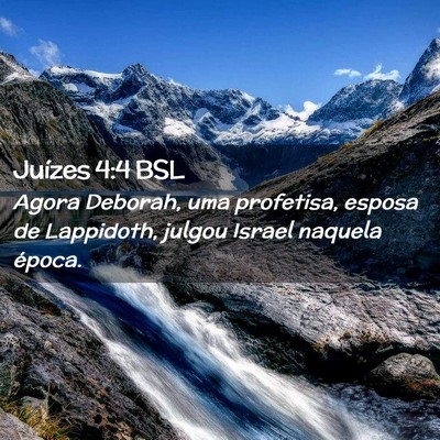 Picture 02 - Juízes 4:4 BSL - Agora Deborah, uma profetisa, esposa de - Bible Verse Picture