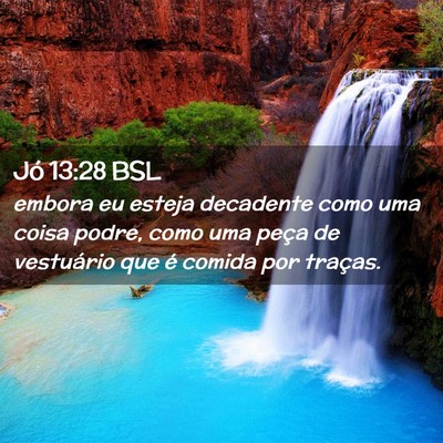 Picture 02 - Jó 13:28 BSL - embora eu esteja decadente como uma coisa podre, - Bible Verse Picture