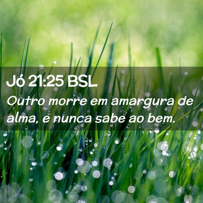 Picture 02 - Jó 21:25 BSL - Outro morre em amargura de alma, e nunca sabe ao - Bible Verse Picture