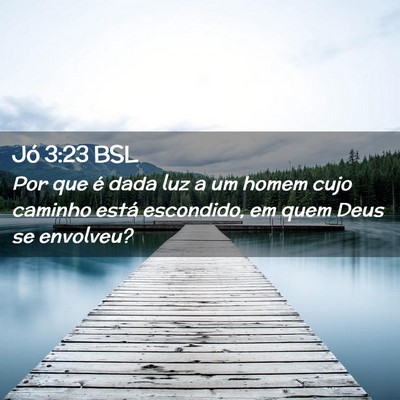 Picture 02 - Jó 3:23 BSL - Por que é dada luz a um homem cujo caminho está - Bible Verse Picture