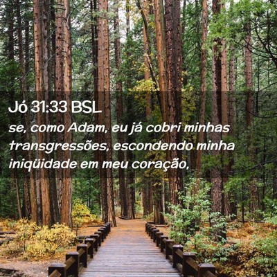 Picture 02 - Jó 31:33 BSL - se, como Adam, eu já cobri minhas - Bible Verse Picture