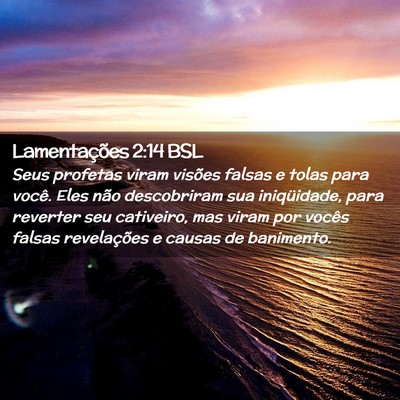 Picture 02 - Lamentações 2:14 BSL - Seus profetas viram visões falsas e tolas para - Bible Verse Picture