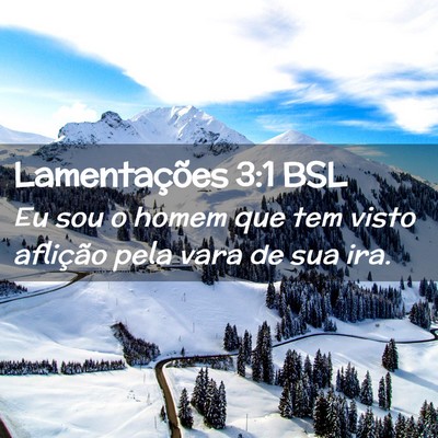 Picture 02 - Lamentações 3:1 BSL - Eu sou o homem que tem visto aflição pela vara - Bible Verse Picture