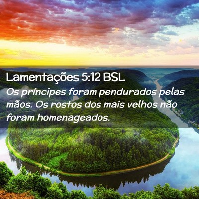 Picture 02 - Lamentações 5:12 BSL - Os príncipes foram pendurados pelas mãos. Os - Bible Verse Picture