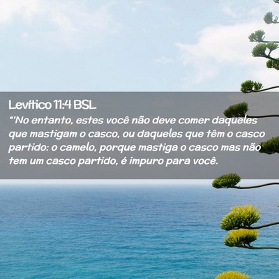 Picture 02 - Levítico 11:4 BSL - “'No entanto, estes você não deve comer - Bible Verse Picture