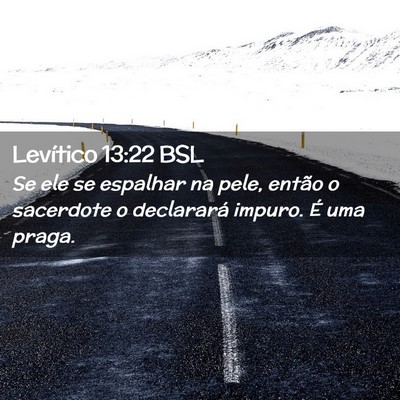 Picture 02 - Levítico 13:22 BSL - Se ele se espalhar na pele, então o sacerdote o - Bible Verse Picture