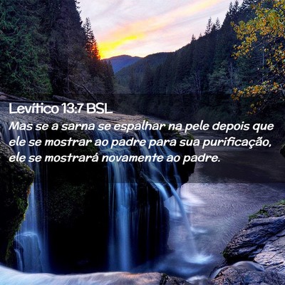 Picture 02 - Levítico 13:7 BSL - Mas se a sarna se espalhar na pele depois que ele - Bible Verse Picture