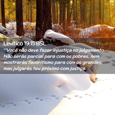 Picture 02 - Levítico 19:15 BSL - “'Você não deve fazer injustiça no - Bible Verse Picture