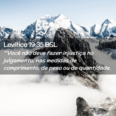 Picture 02 - Levítico 19:35 BSL - “'Você não deve fazer injustiça no - Bible Verse Picture