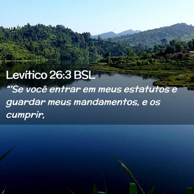 Picture 02 - Levítico 26:3 BSL - “'Se você entrar em meus estatutos e guardar - Bible Verse Picture