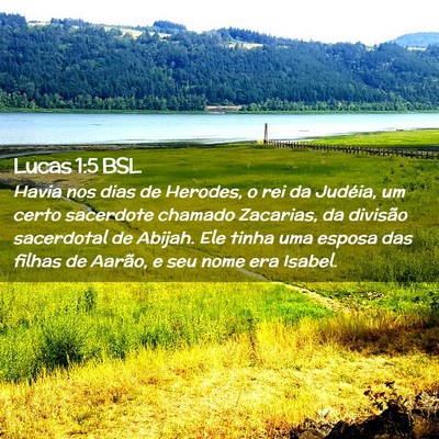 Picture 02 - Lucas 1:5 BSL - Havia nos dias de Herodes, o rei da Judéia, um - Bible Verse Picture
