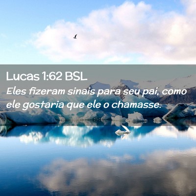 Picture 02 - Lucas 1:62 BSL - Eles fizeram sinais para seu pai, como ele - Bible Verse Picture