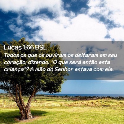 Picture 02 - Lucas 1:66 BSL - Todos os que os ouviram os deitaram em seu - Bible Verse Picture