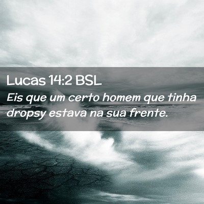 Picture 02 - Lucas 14:2 BSL - Eis que um certo homem que tinha dropsy estava na - Bible Verse Picture