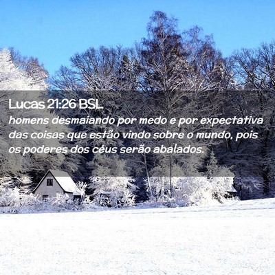 Picture 02 - Lucas 21:26 BSL - homens desmaiando por medo e por expectativa das - Bible Verse Picture