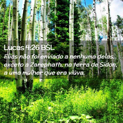 Picture 02 - Lucas 4:26 BSL - Elias não foi enviado a nenhuma delas, exceto a - Bible Verse Picture