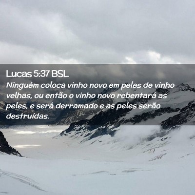 Picture 02 - Lucas 5:37 BSL - Ninguém coloca vinho novo em peles de vinho - Bible Verse Picture