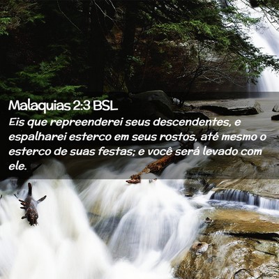 Picture 02 - Malaquias 2:3 BSL - Eis que repreenderei seus descendentes, e - Bible Verse Picture