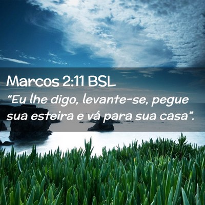 Picture 02 - Marcos 2:11 BSL - “Eu lhe digo, levante-se, pegue sua esteira e - Bible Verse Picture