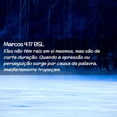 Picture 02 - Marcos 4:17 BSL - Eles não têm raiz em si mesmos, mas são de - Bible Verse Picture
