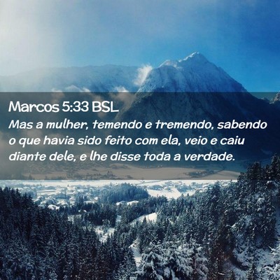 Picture 02 - Marcos 5:33 BSL - Mas a mulher, temendo e tremendo, sabendo o que - Bible Verse Picture
