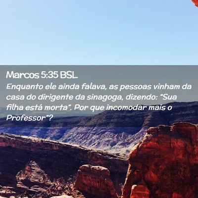 Picture 02 - Marcos 5:35 BSL - Enquanto ele ainda falava, as pessoas vinham da - Bible Verse Picture