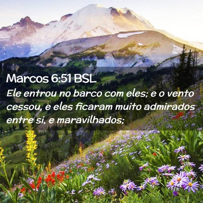 Picture 02 - Marcos 6:51 BSL - Ele entrou no barco com eles; e o vento cessou, e - Bible Verse Picture