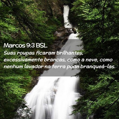 Picture 02 - Marcos 9:3 BSL - Suas roupas ficaram brilhantes, excessivamente - Bible Verse Picture